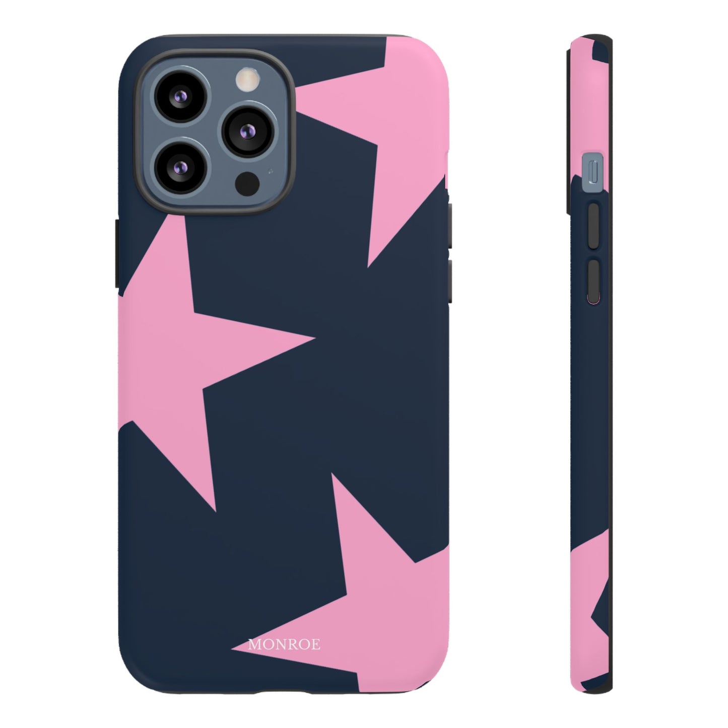 Navy & Pink Star Tough Cover