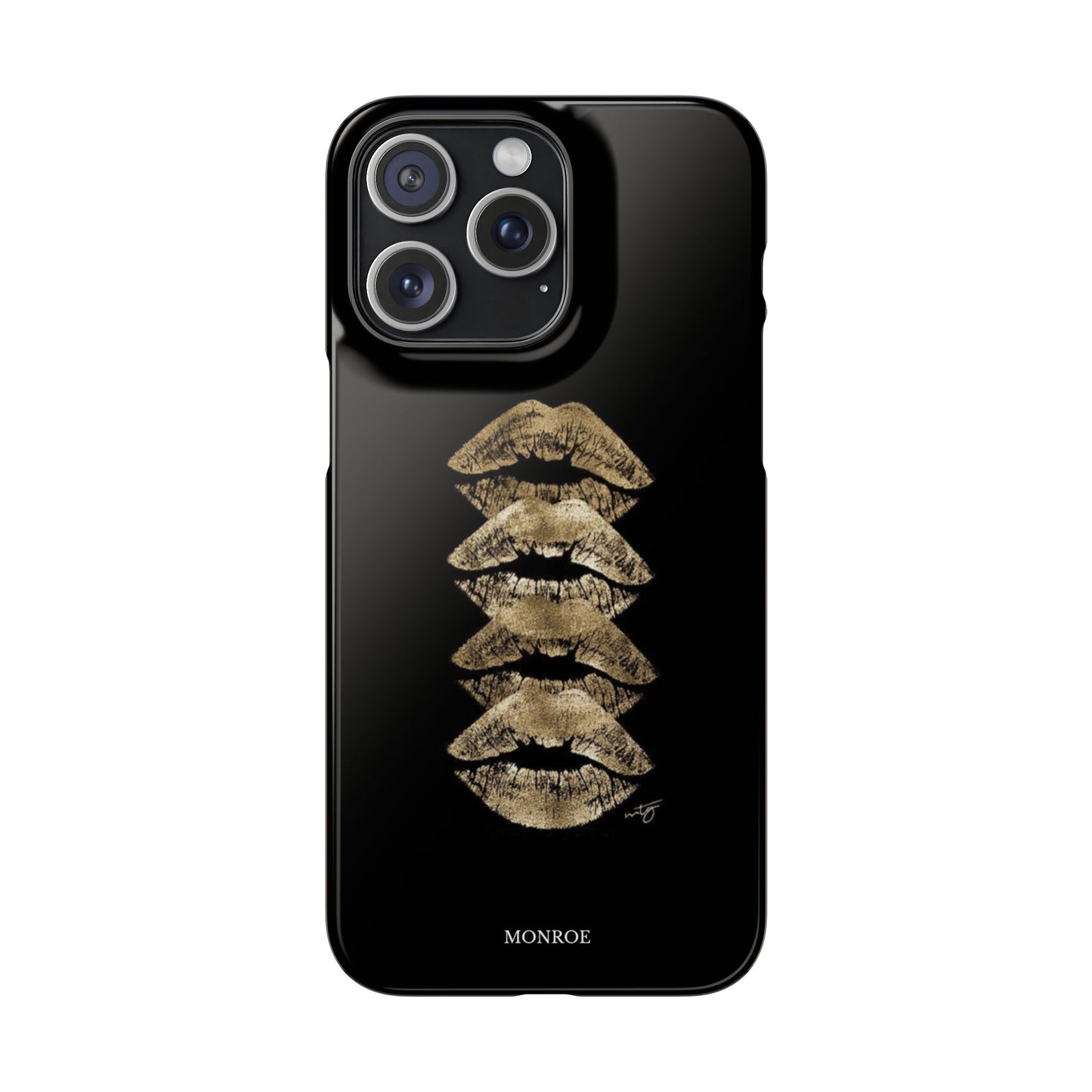 Gold Kiss Stack Case