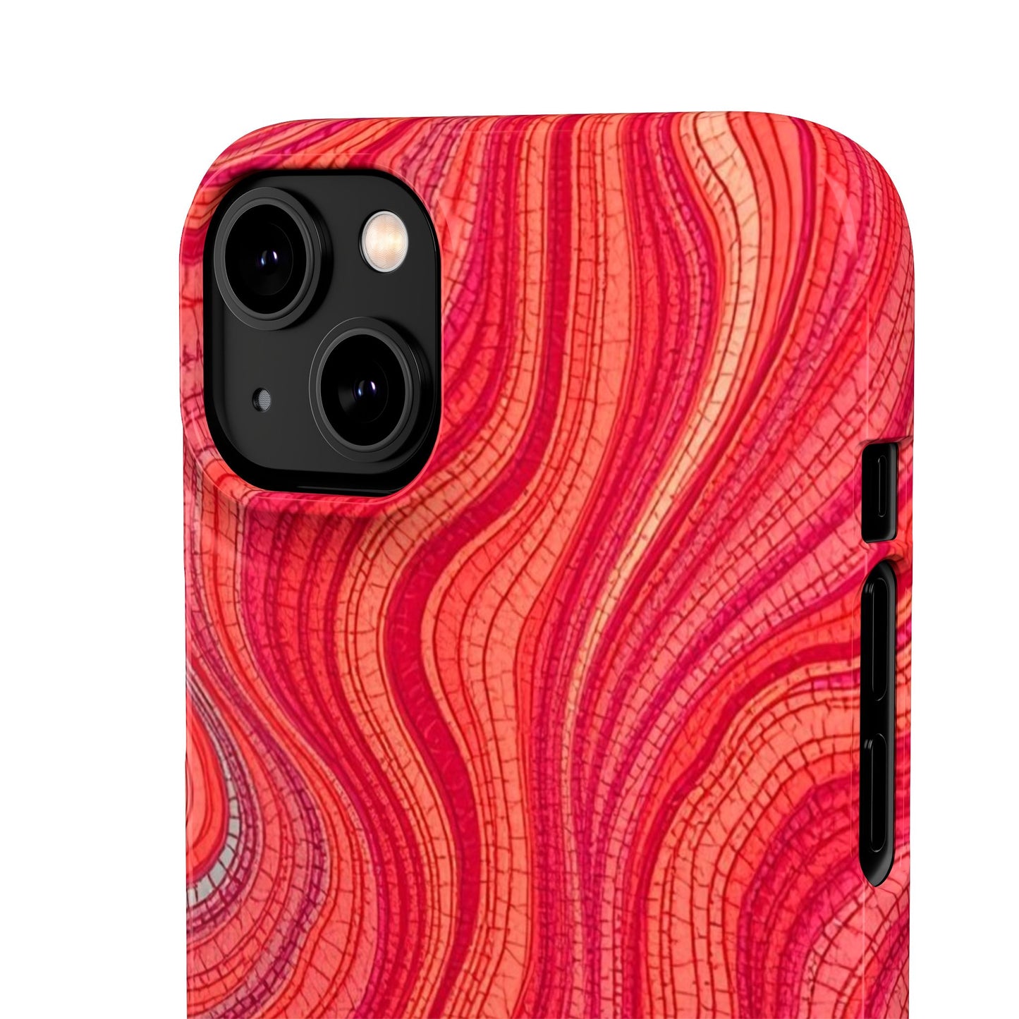 Retro Wavy Red Case