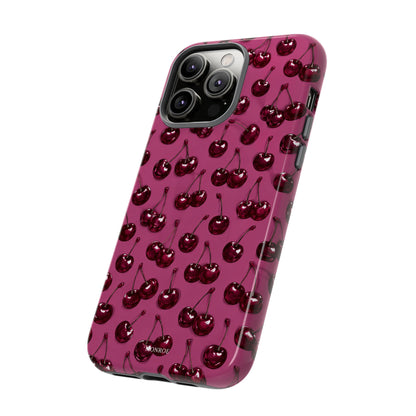 Burgundy Cherries Tough Case