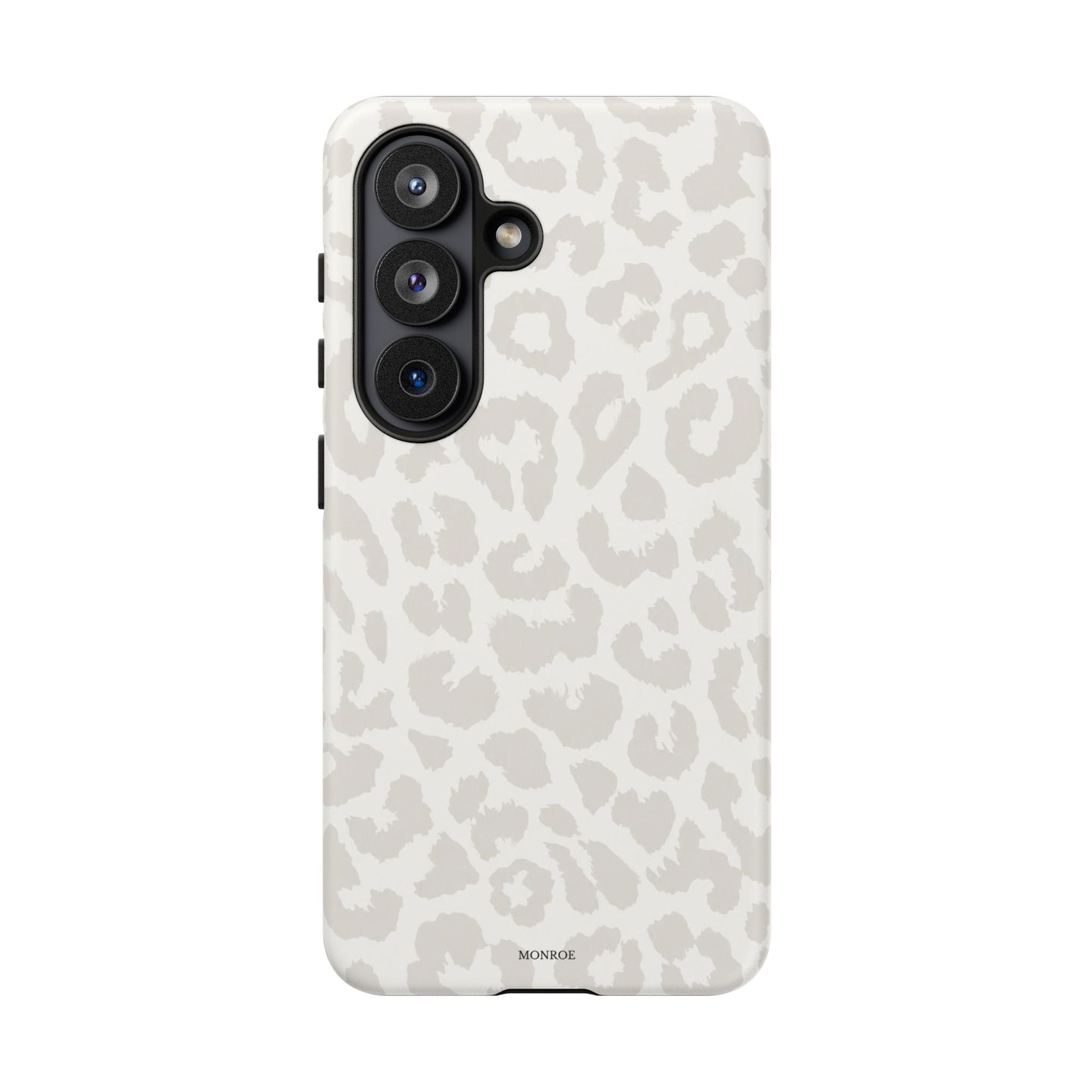 White Leopard Print Tough Case