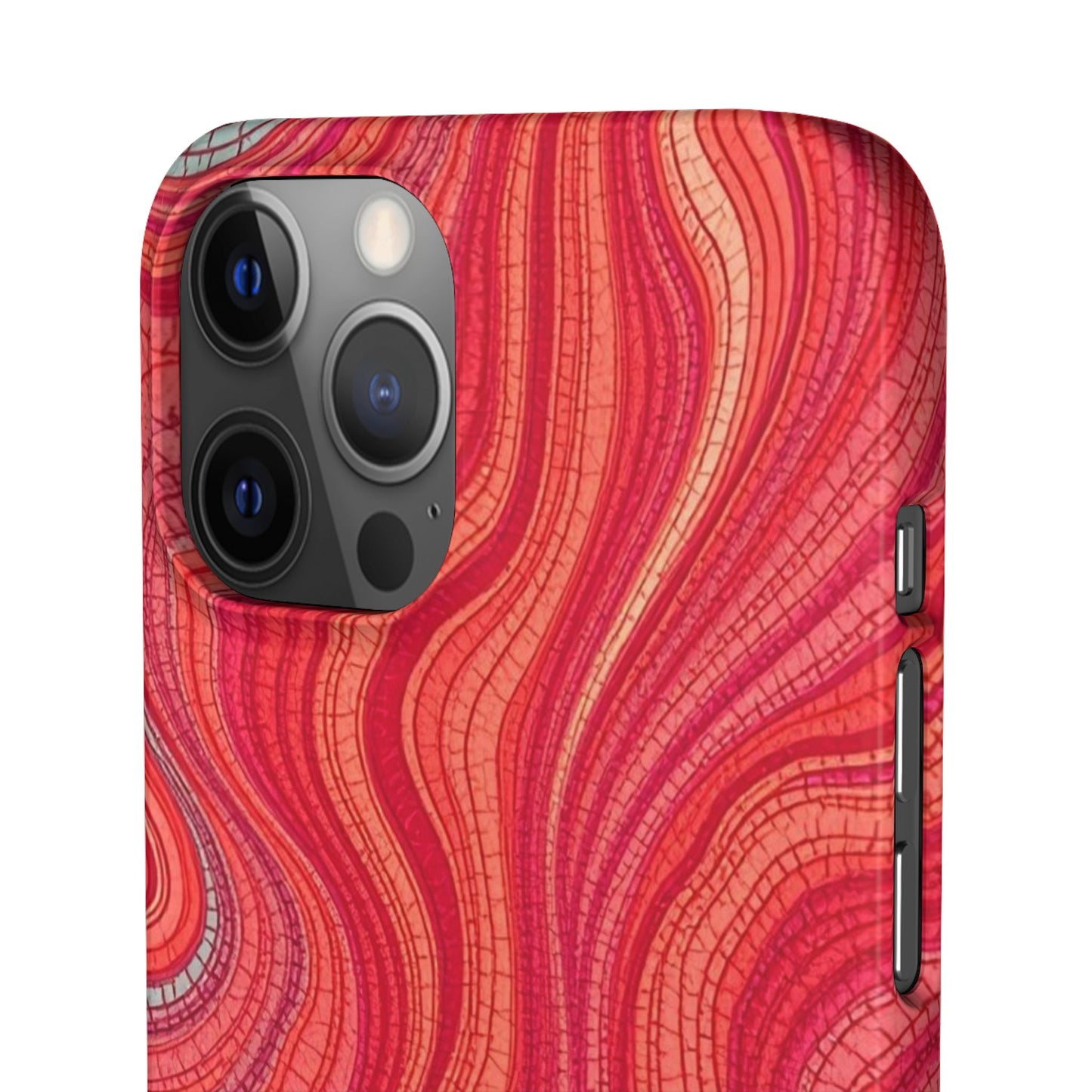 Retro Wavy Red Case