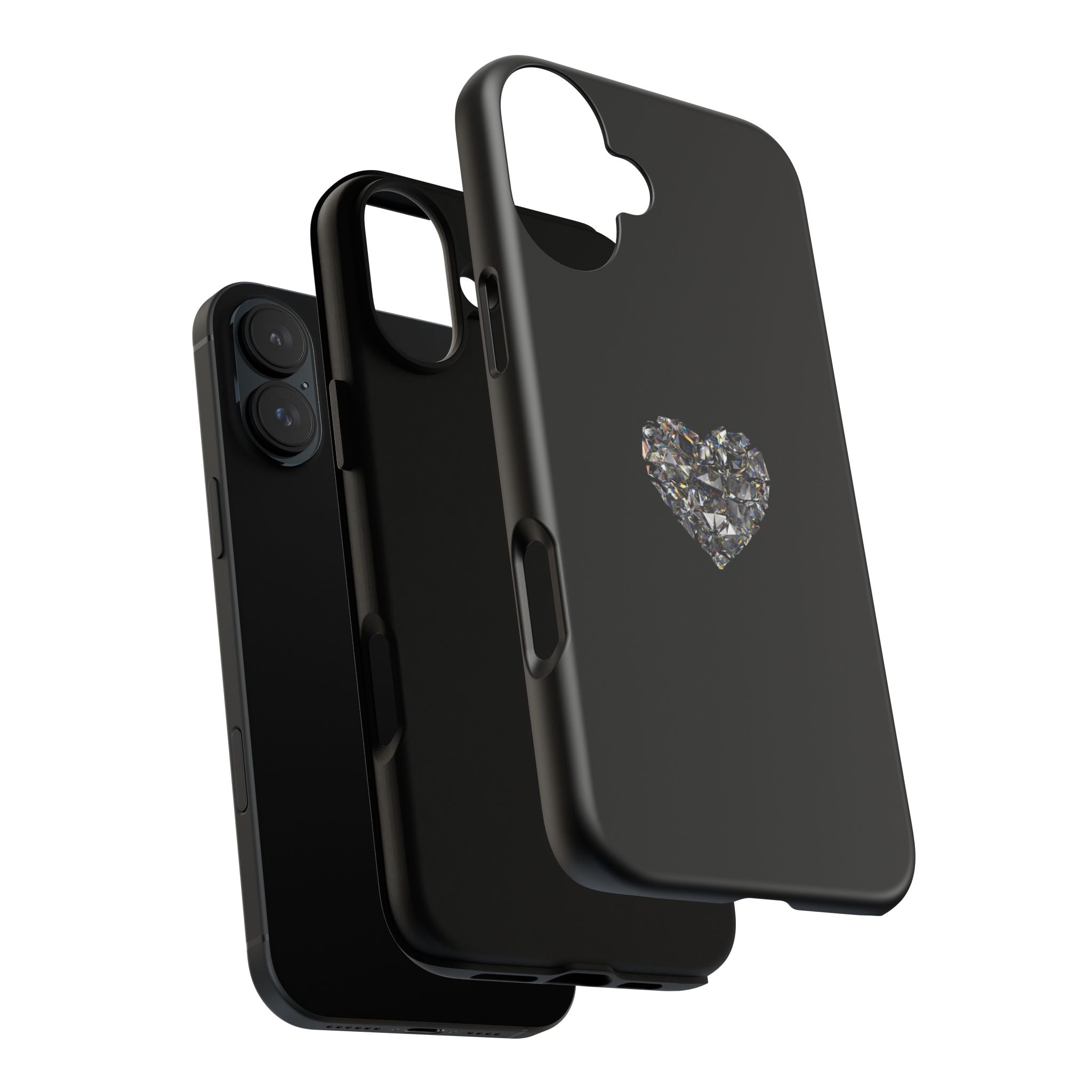 Crystal Heart Phone Case