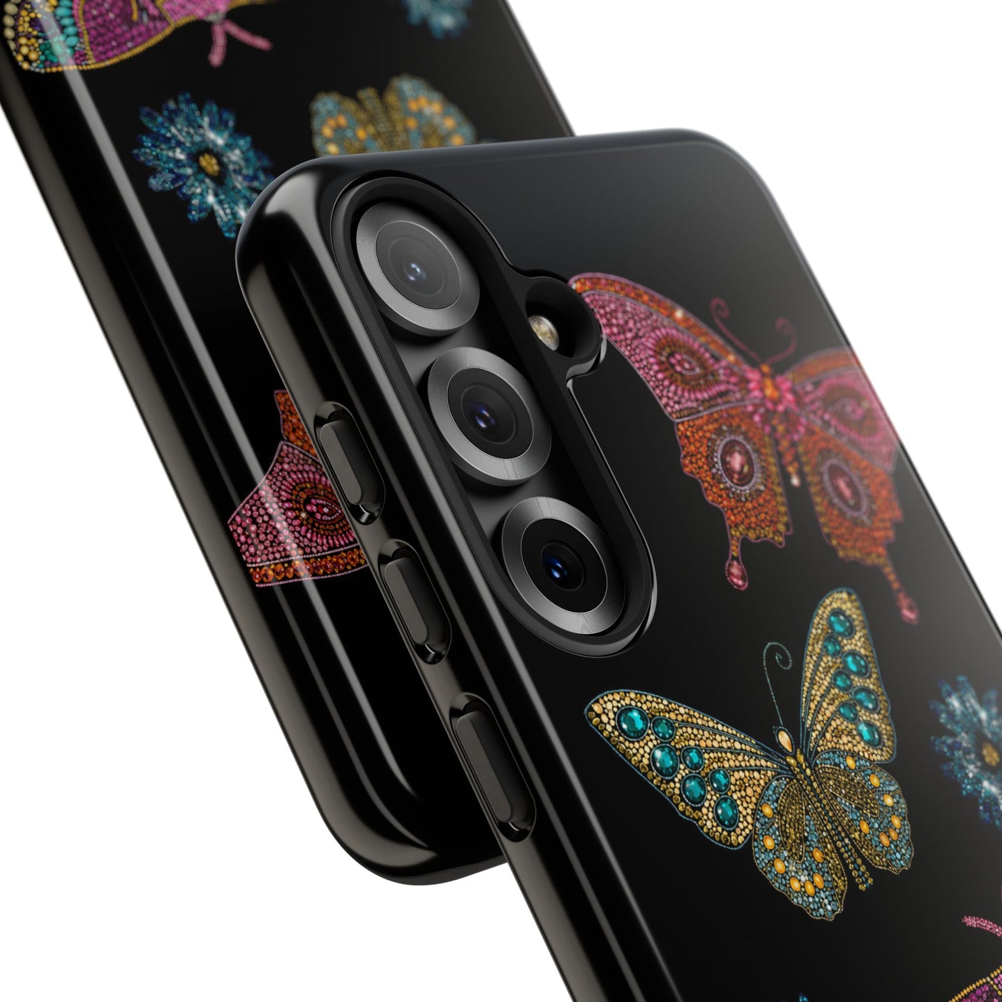 Butterfly Beaded Tough Case