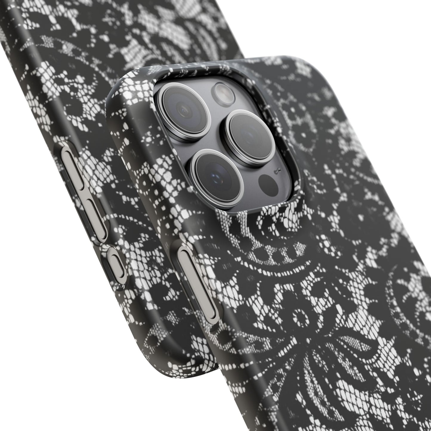Black Lace Elegant Pattern Case