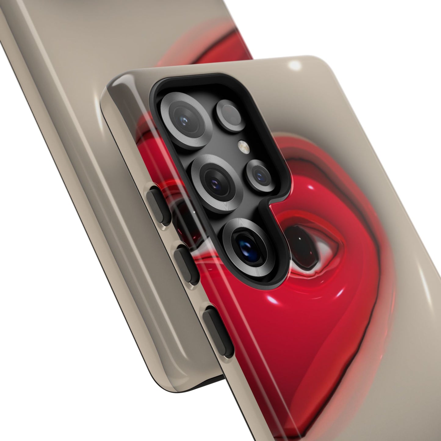 Red Heart Eyes Tough Case
