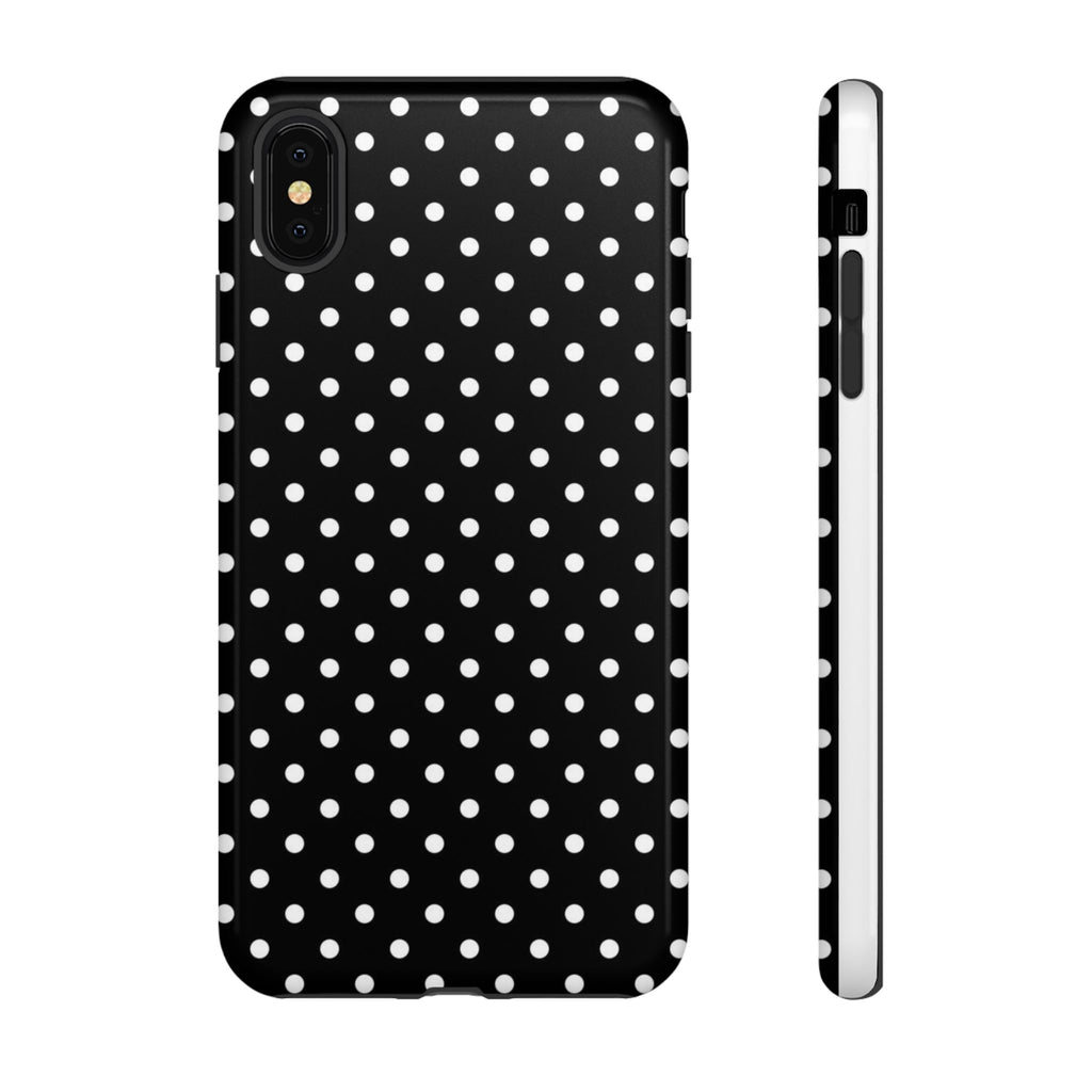 Black Polka Dot Phone Case