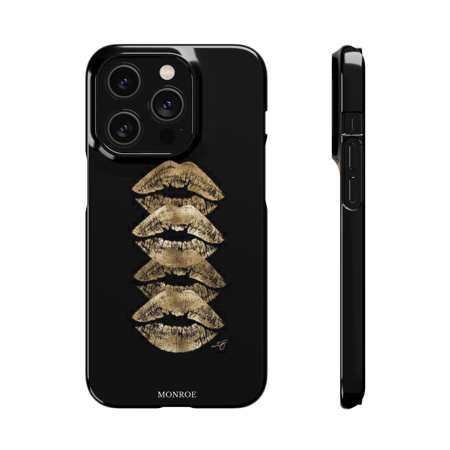 Gold Kiss Stack Case