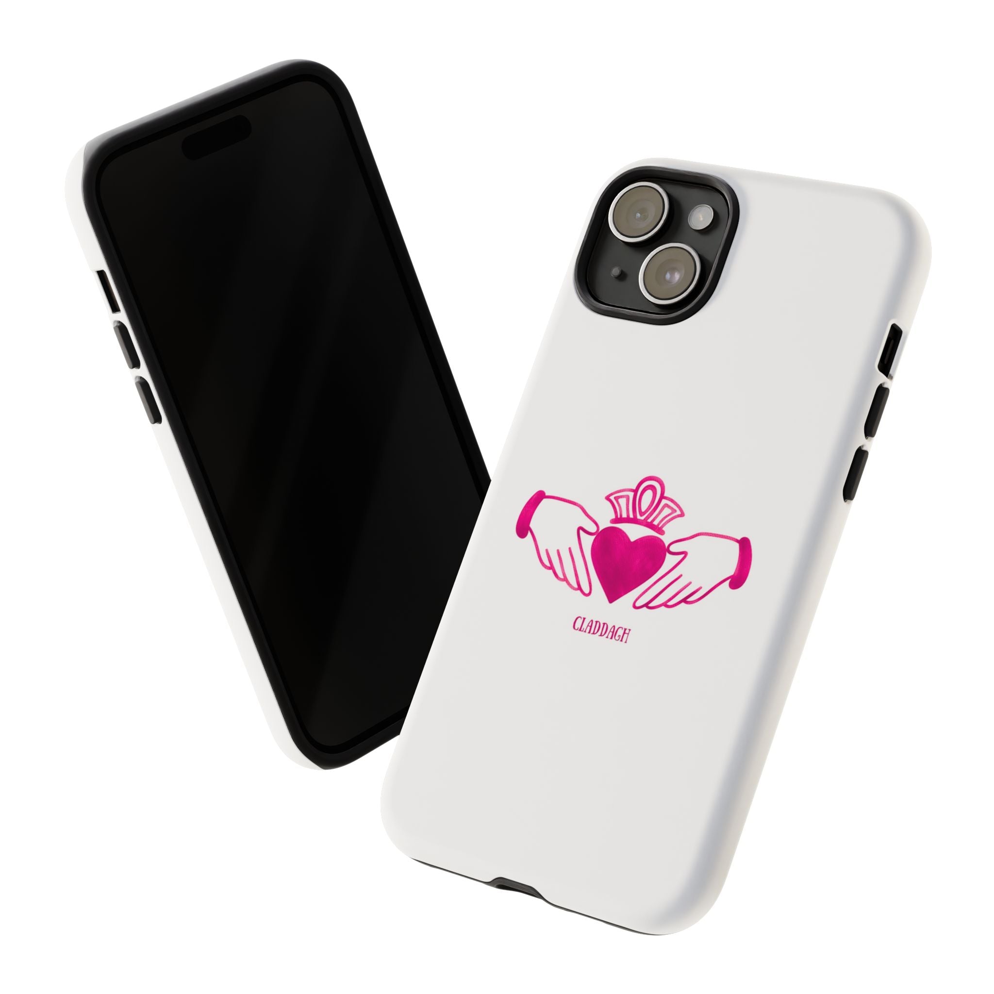 Pink Irish Claddagh Symbol Tough Phone Case