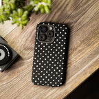 Black Polka Dot Phone Case