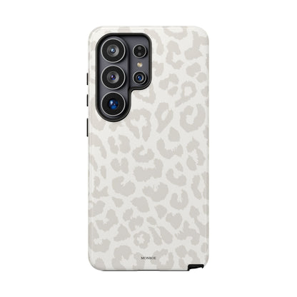 White Leopard Print Tough Case