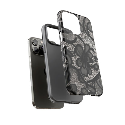 Black Floral Vintage Case