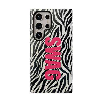 Zebra Print  "SWAG" Tough Case