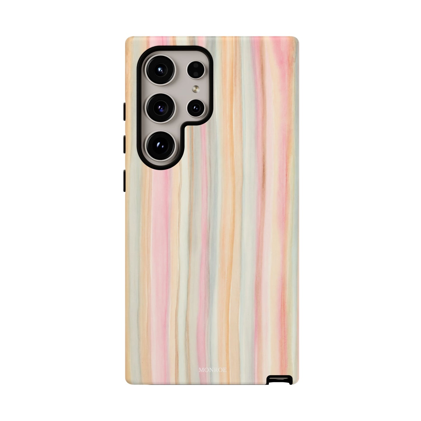 Pastel Watercolor Stripe Tough Case