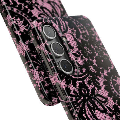 Pink Lace Pattern Case