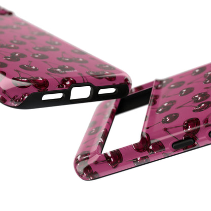 Burgundy Cherries Tough Case