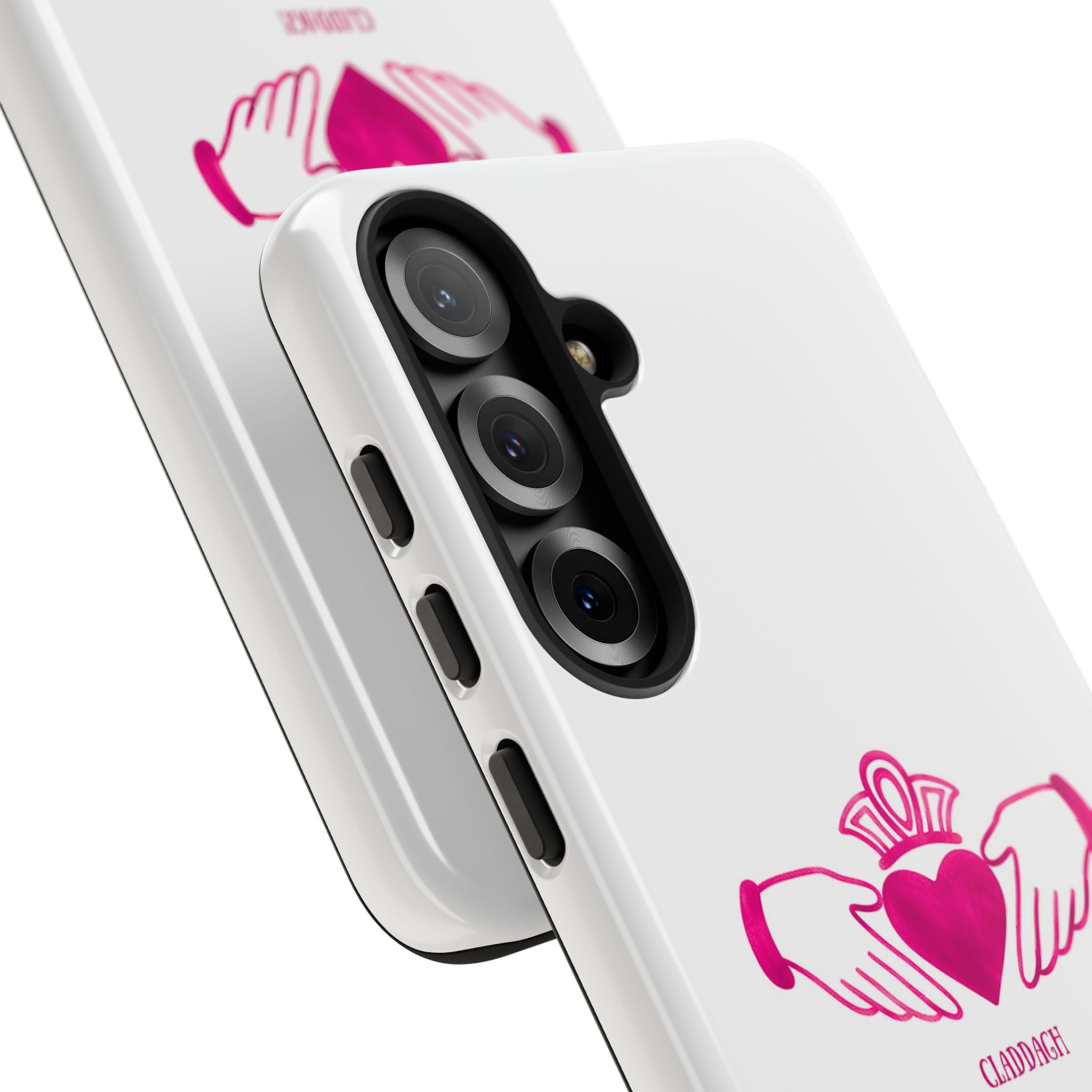 Pink Irish Claddagh Symbol Tough Phone Case