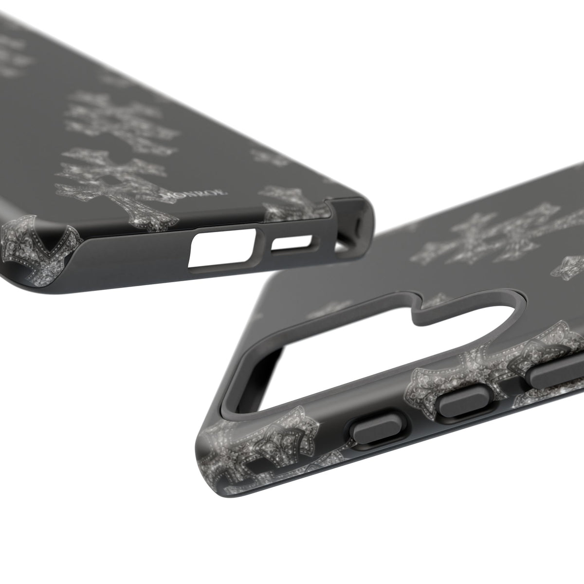 Black Crystal Cross Tough Case