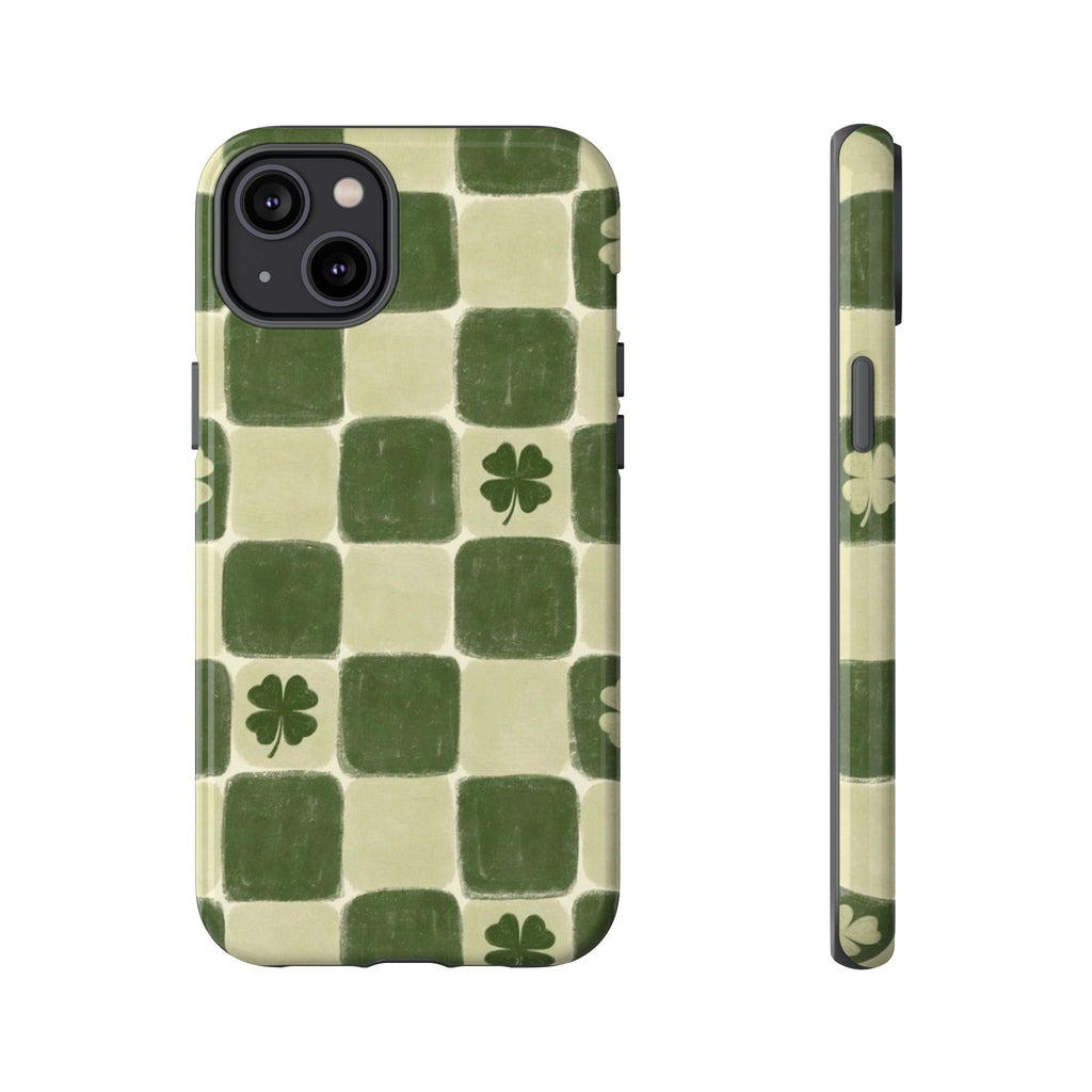 Clover Checker Tough Phone Case