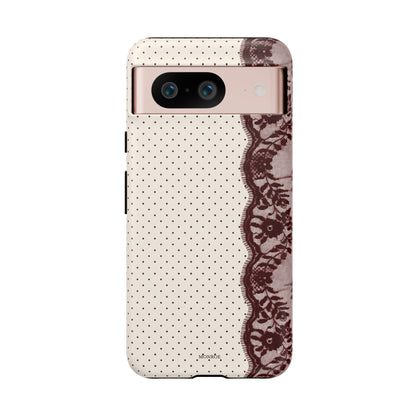 Burgundy Lace Edge Tough Case