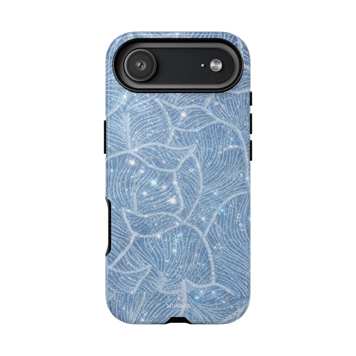 Glacier Blue Floral Tough Case