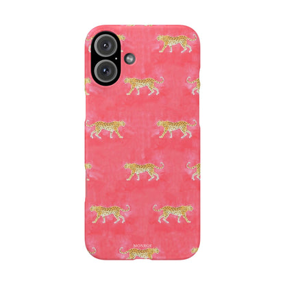 Pink Watercolor Leopard Case
