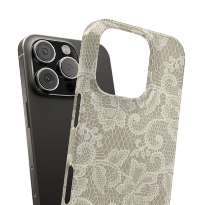 Vintage Beige Lace Case