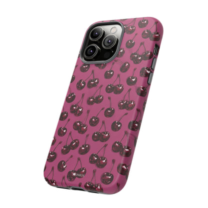 Burgundy Cherries Tough Case
