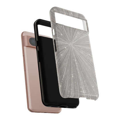 Sparkling Silver Burst Tough Case