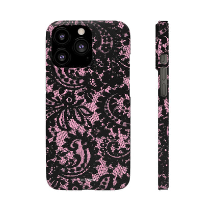 Pink Lace Pattern Case