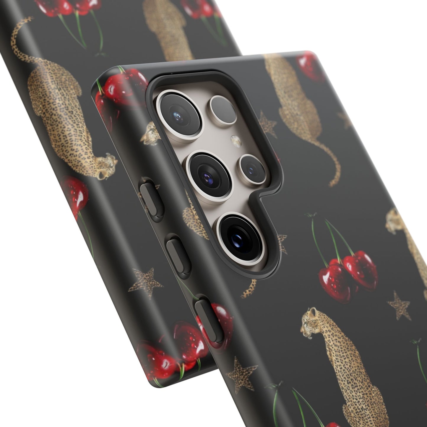 Leopard & Cherry Tough Case