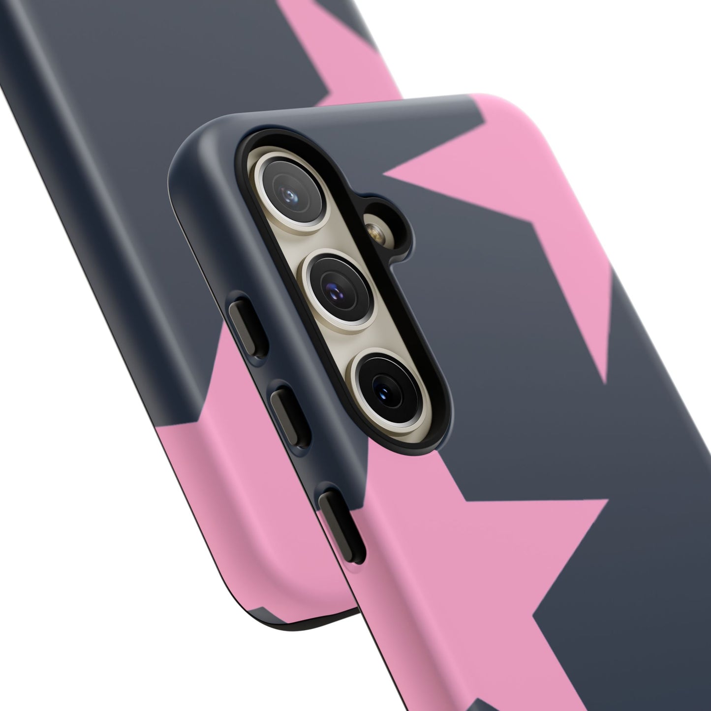 Navy & Pink Star Tough Cover