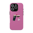 Pint & Wine Glass (Pink) Tough Case