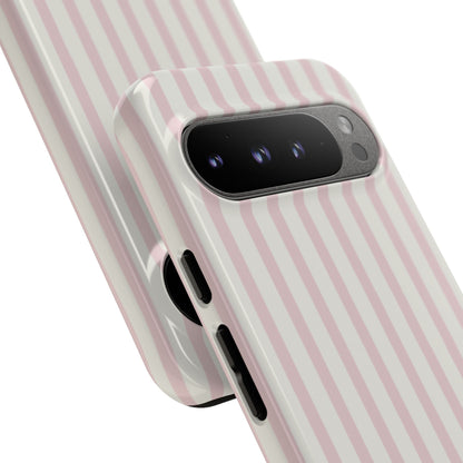 Light Pink Stripe Tough Phone Case