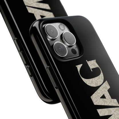 Lace Swag Black Tough Case