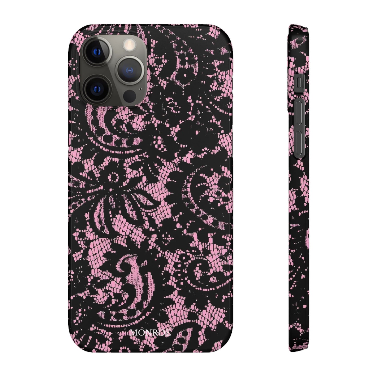 Pink Lace Pattern Case