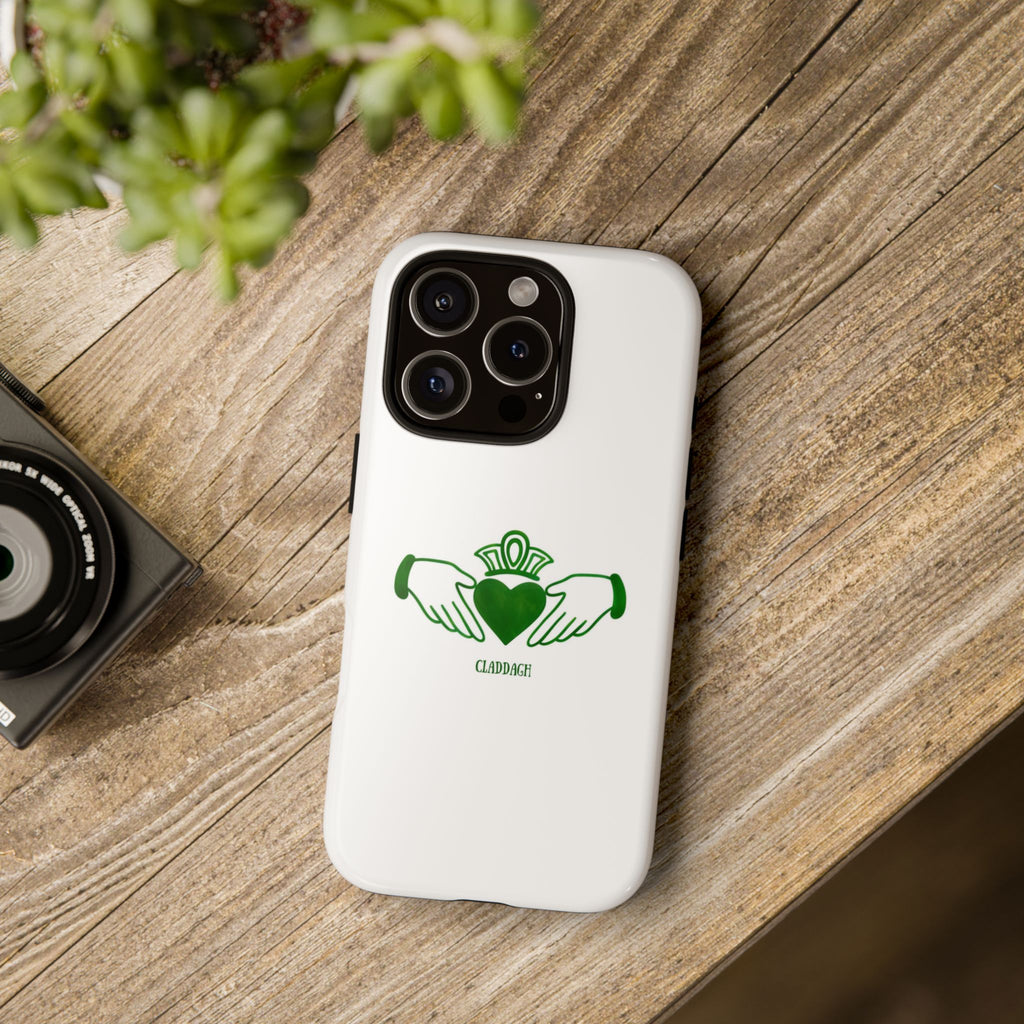 Irish Claddagh Symbol Green Tough Case