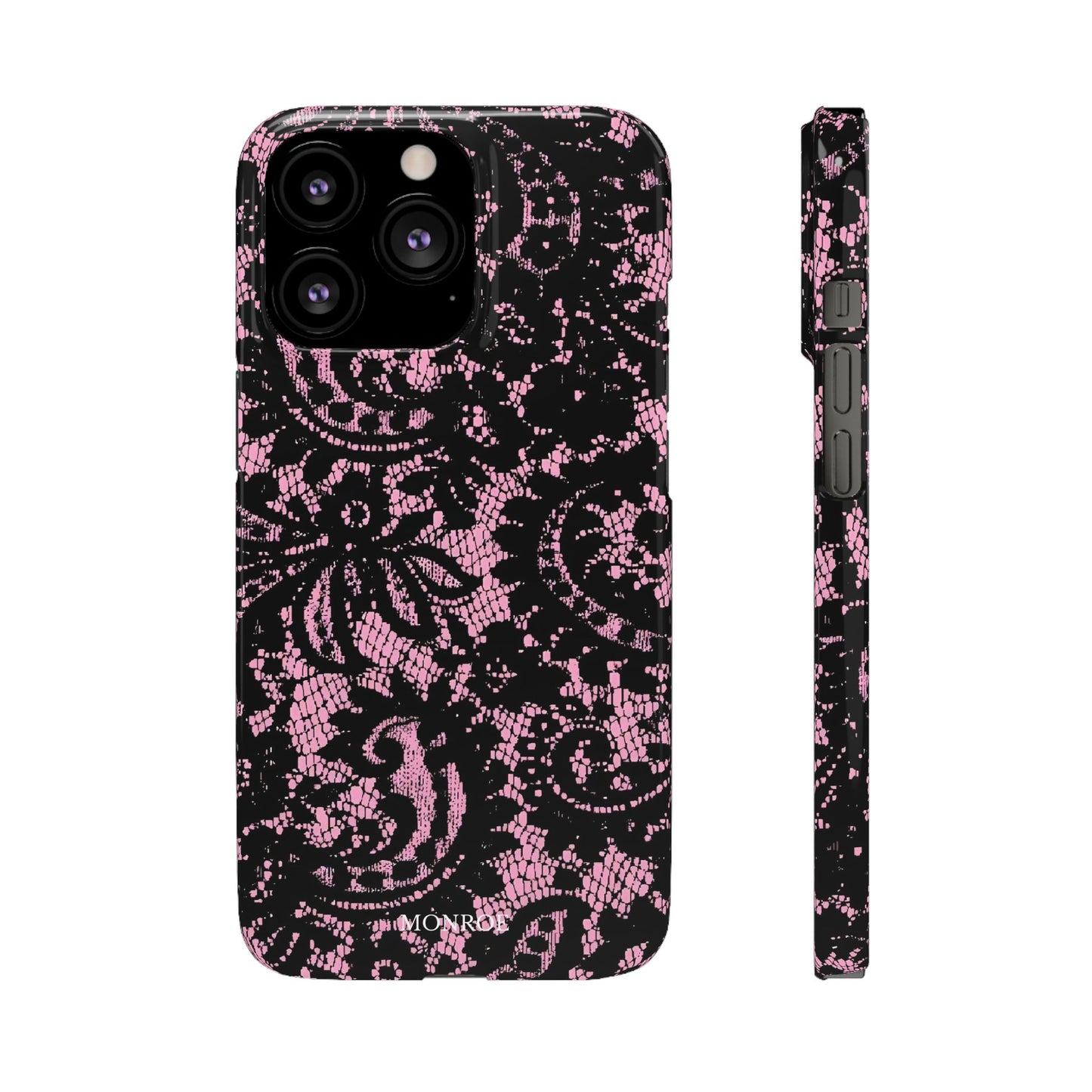 Pink Lace Pattern Case