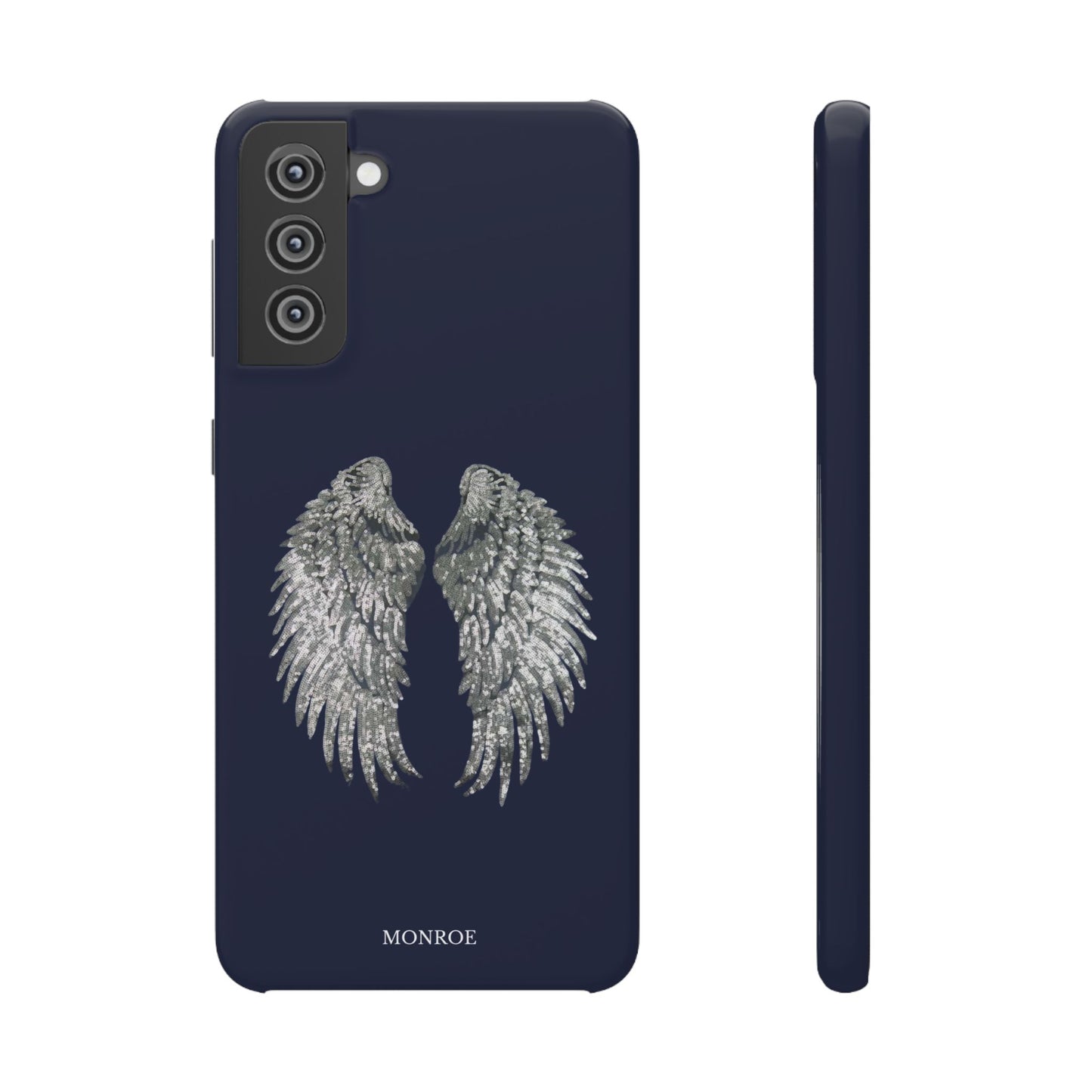 Navy Angel Wings Case