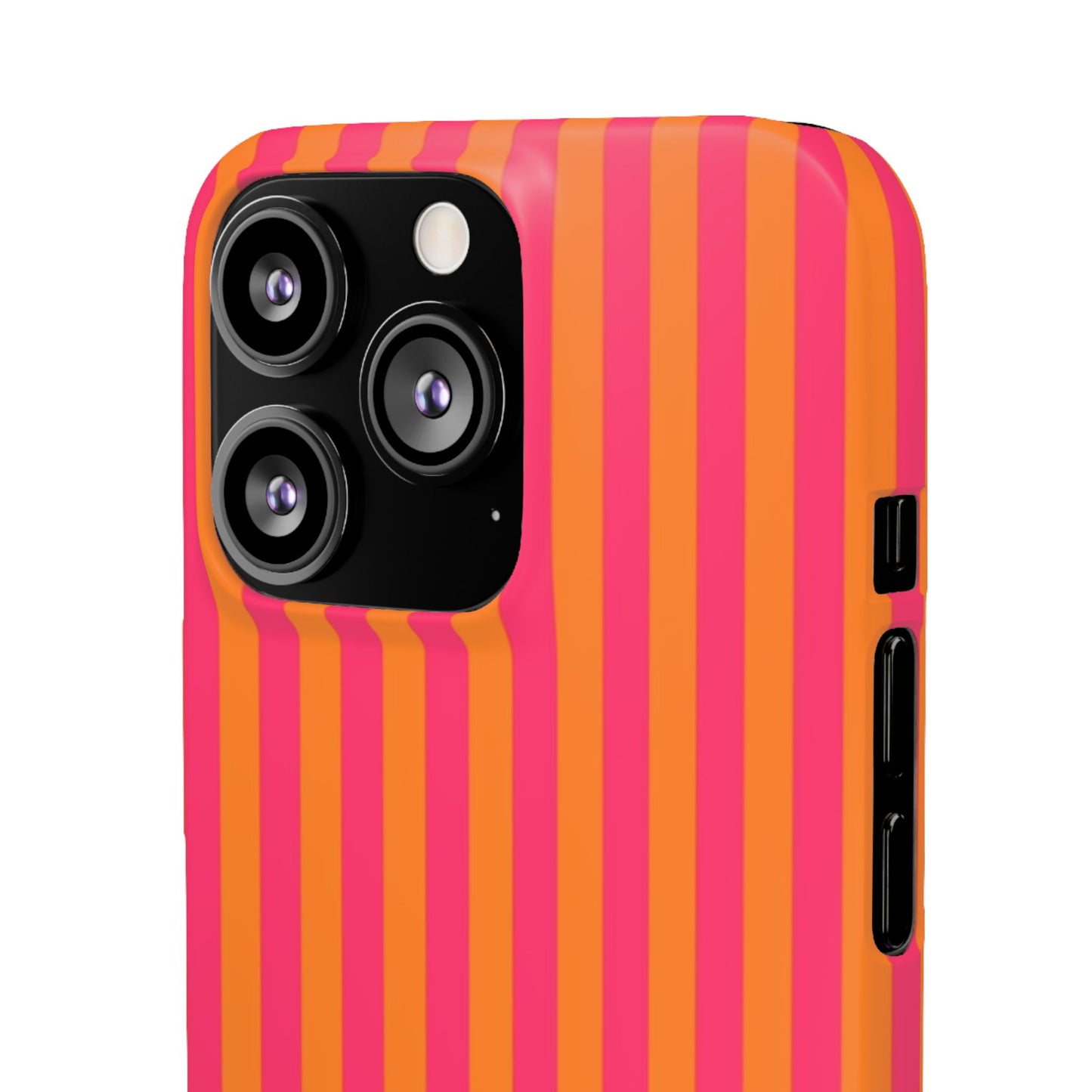 Striped Orange & Pink Case