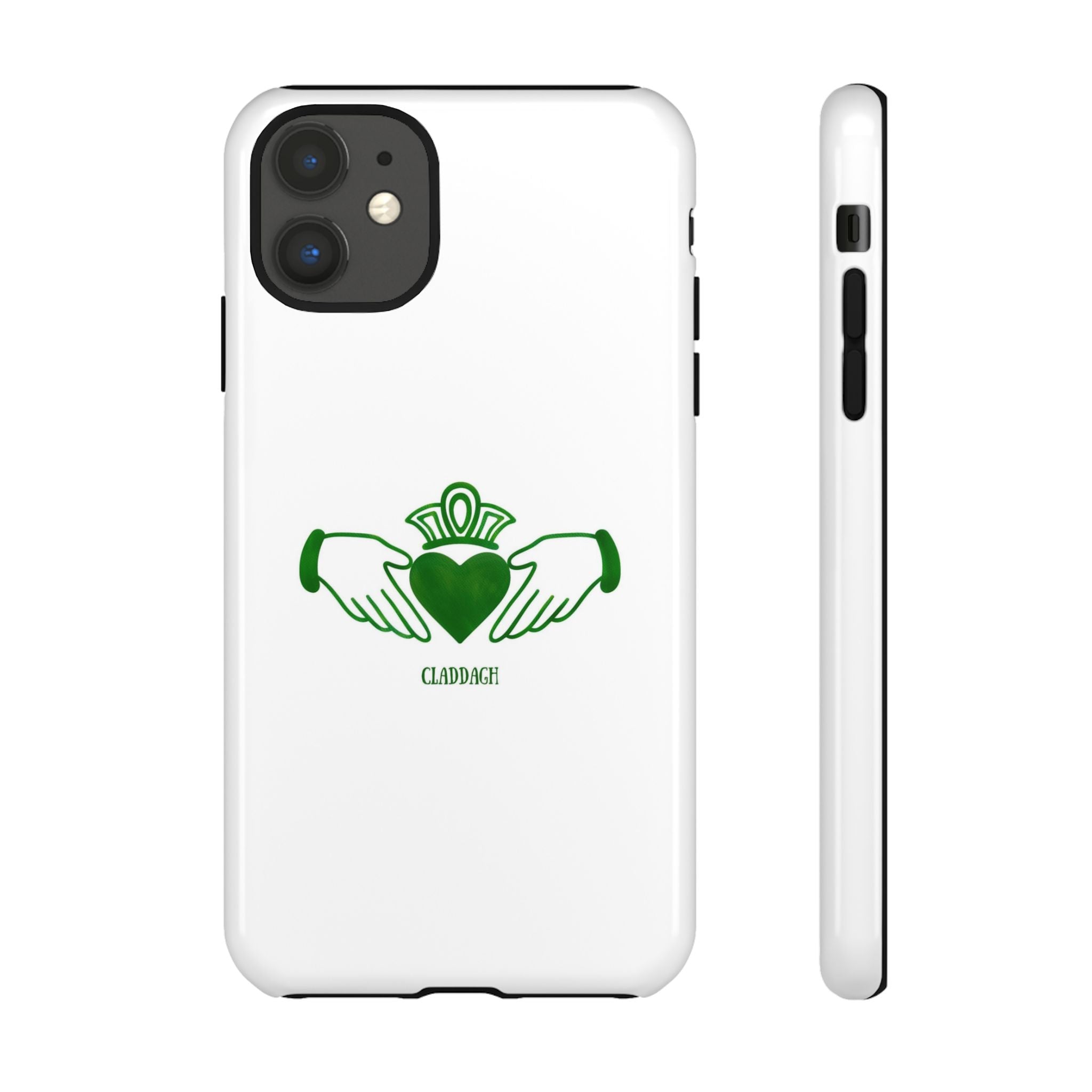 Irish Claddagh Symbol Green Tough Case