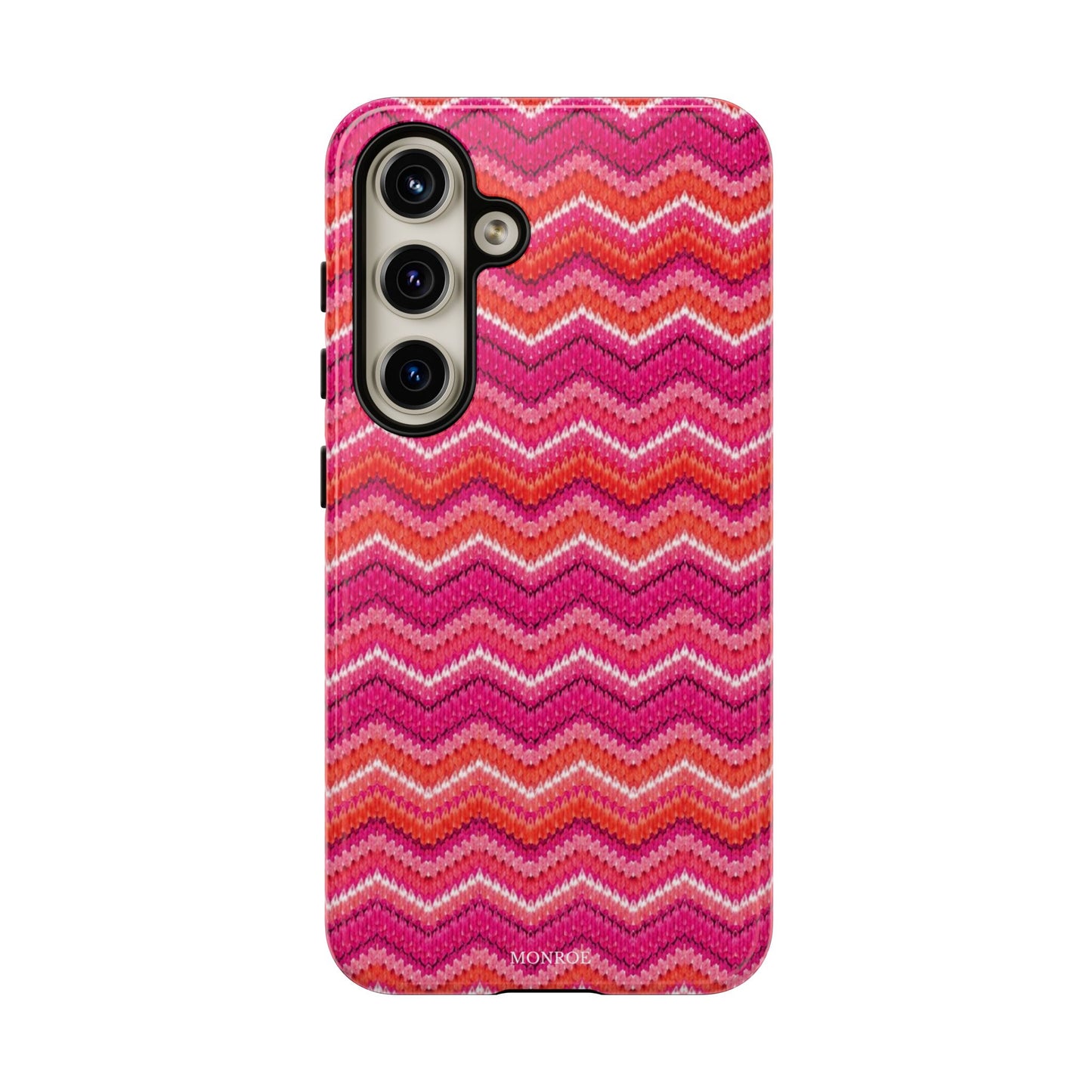 Pink Zigzag Tough Case