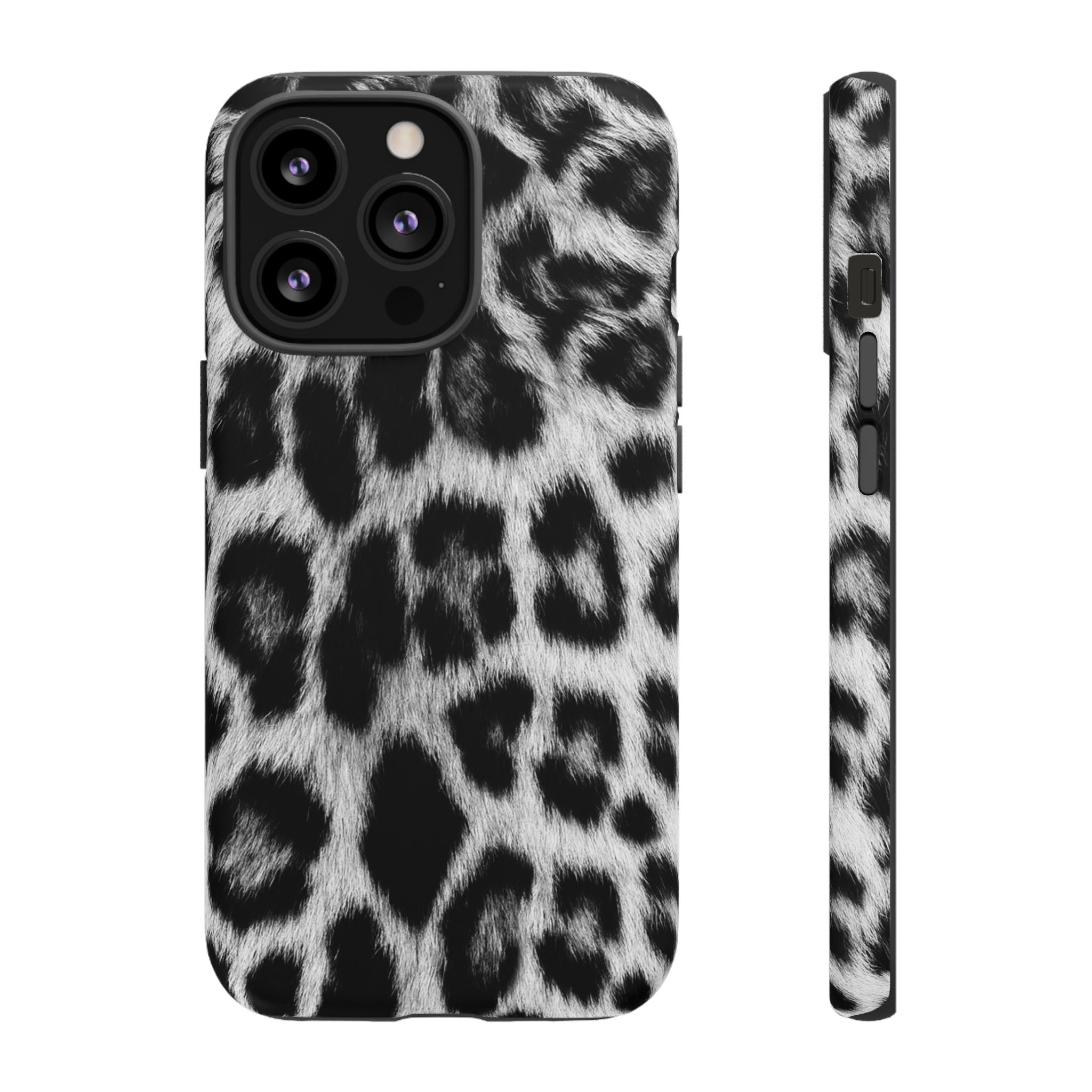 B&W Leopard Phone Case