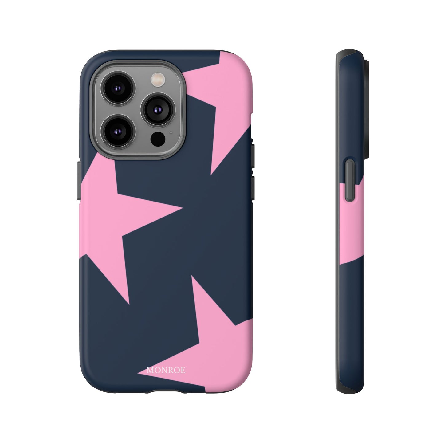Navy & Pink Star Tough Cover