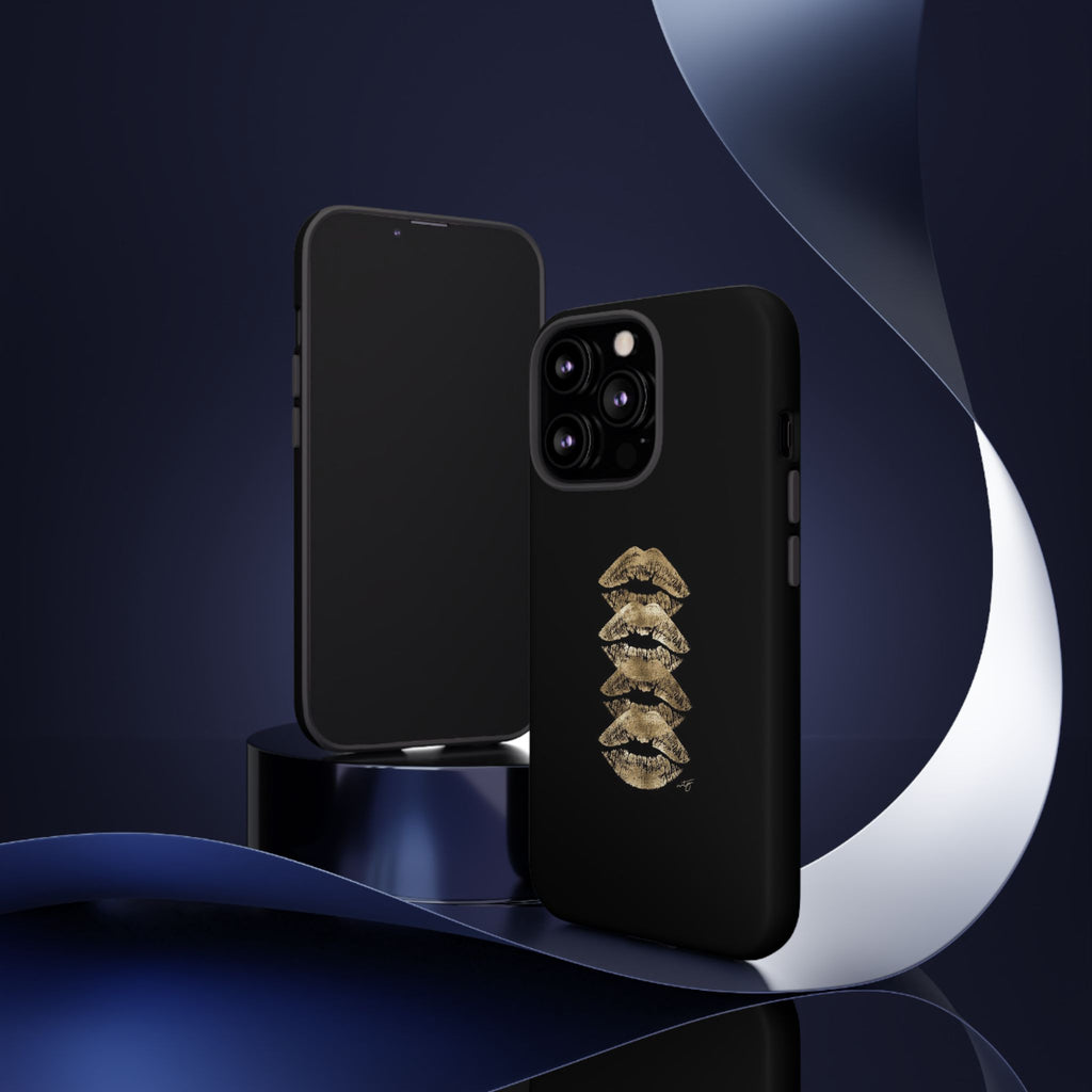 Golden Lipstick Phone Case