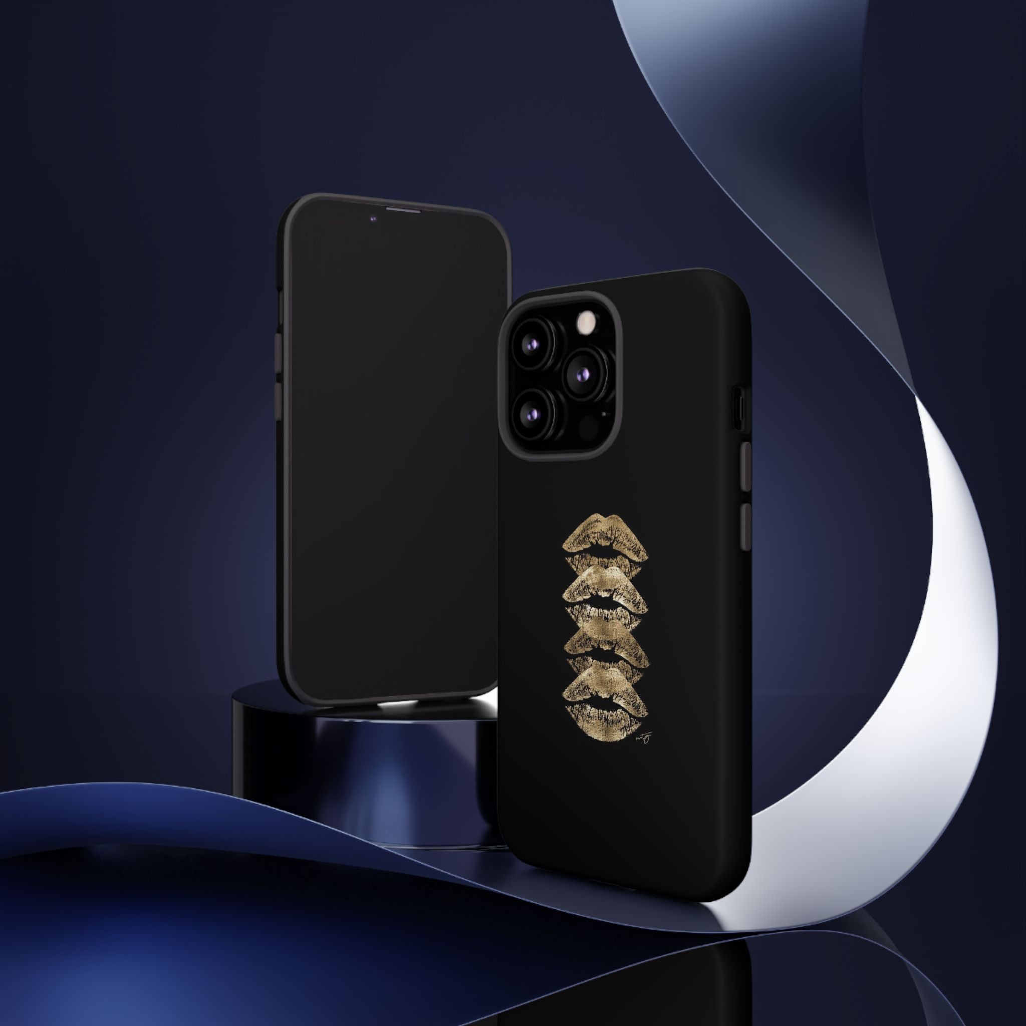 Golden Lipstick Phone Case