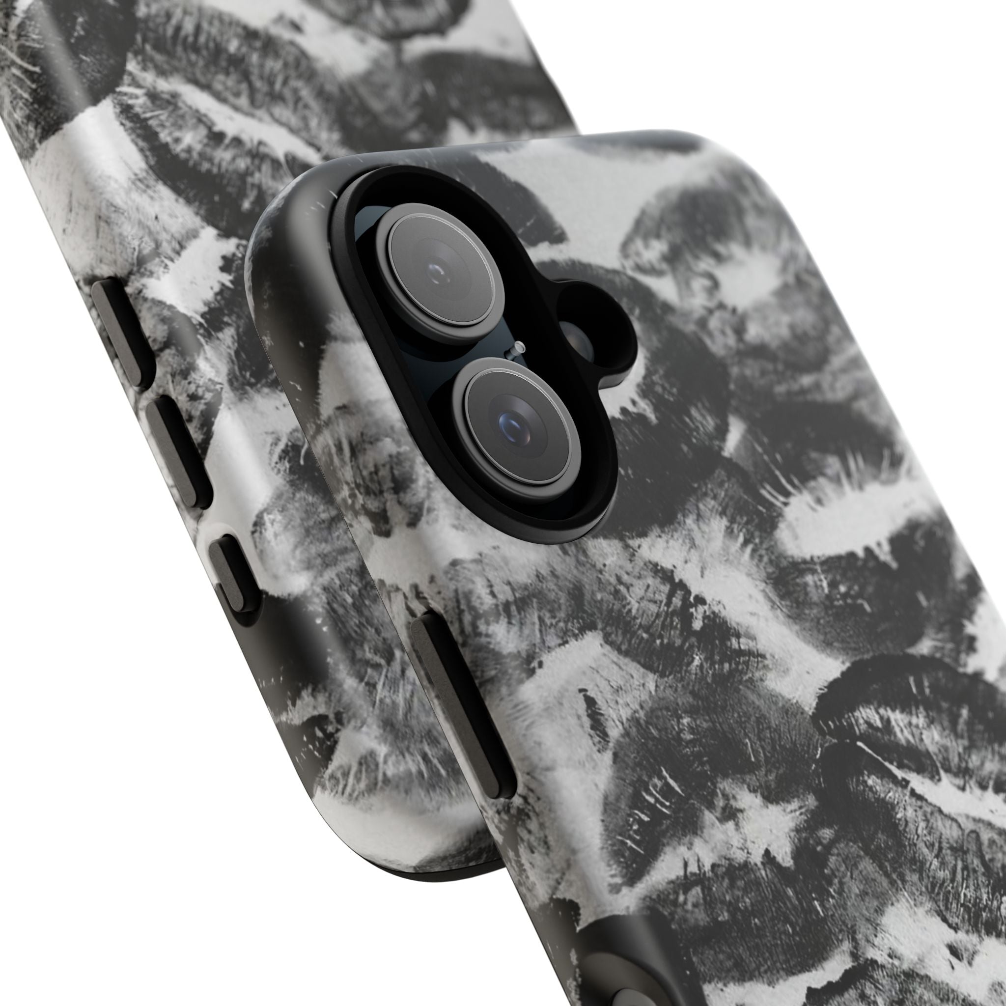 Black and Kiss Design Phone Case