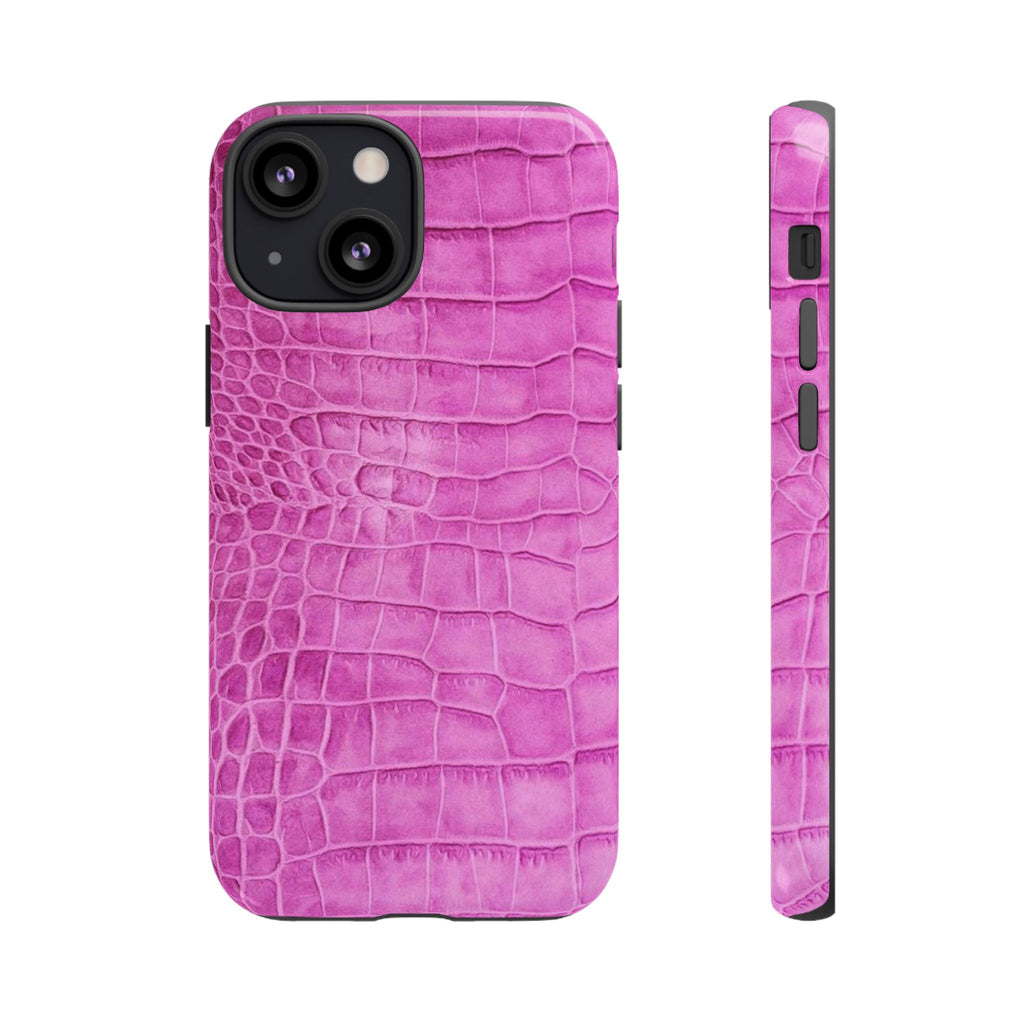 Purple Croc Phone Case