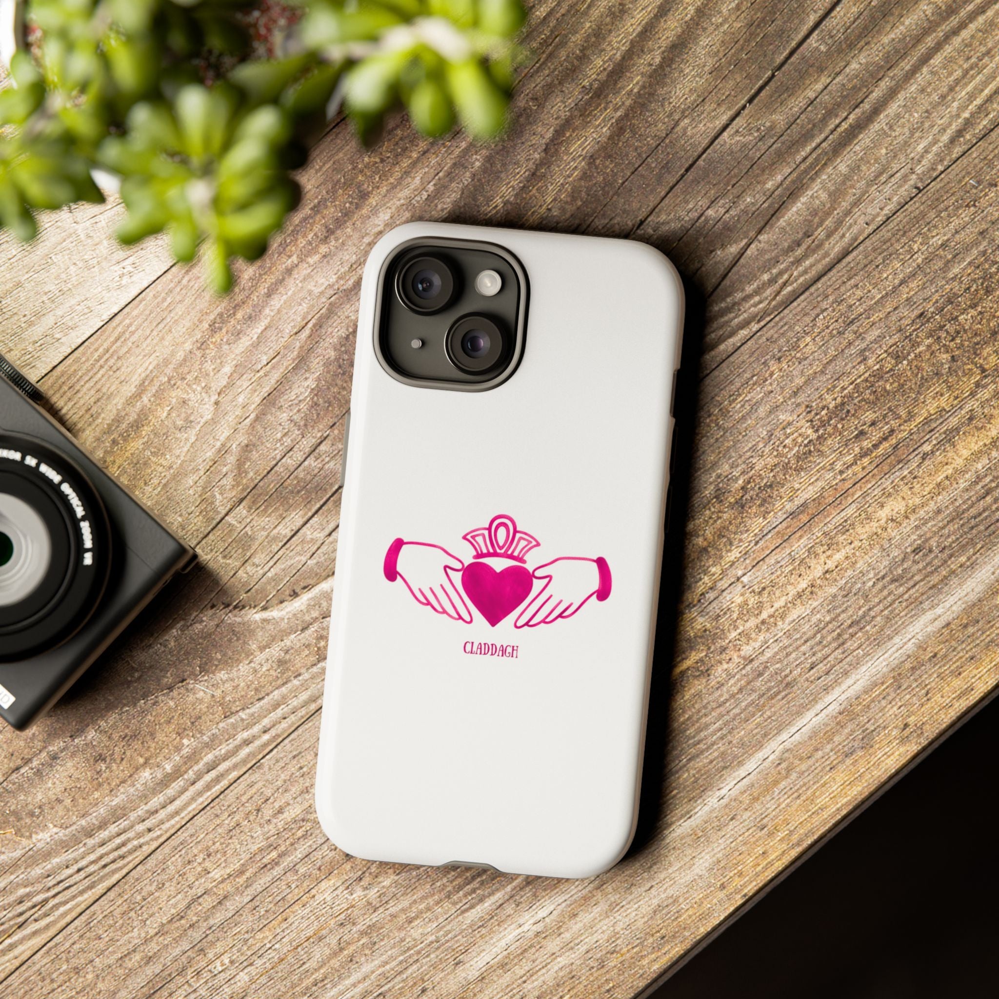 Pink Irish Claddagh Symbol Tough Phone Case