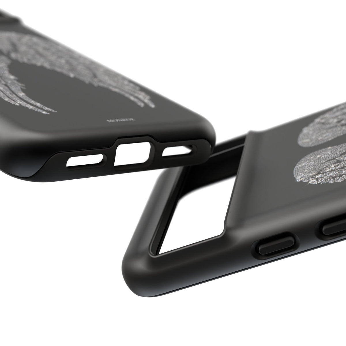 Silver Angel Wings Tough Case